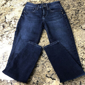 Size 25 X 28.5 Sliver Jeans Co. Women’s Denim Suki Skinny Two Tone Stitching KH